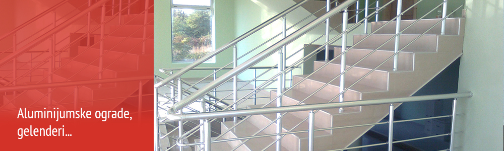 Aluminijumske ograde, aluminijumski gelenderi