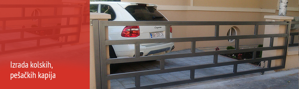 Izrada kolskih, pesackih, kovanih kapija